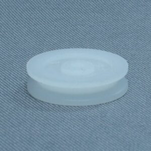 Poulie en plastique blanc 15 X 3.6 X1.9 mm