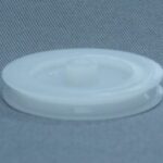 Poulie en plastique blanc 25  X 3.5 X 2.4 mm