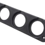Plaque 3 trous SKU-18 pour voltmètre / USB / 12V