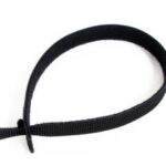 SANGLE EN VELCRO DE 8'' NOIR POUR FILS