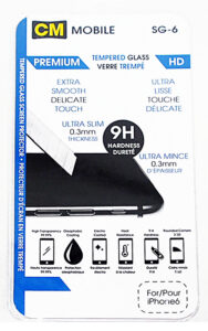 PROTECTEUR D'ÉCRAN EN VERRE TREMPÉ POUR IPHONE 6