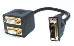 DIVISEUR DE SIGNAL VIDEO DVI-I À 2 VGA M/F - 1 FT