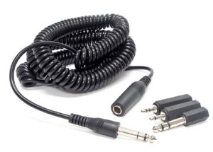 Extension pour casque d'écoute avec 3 adaptateurs – Image 2