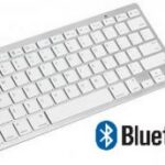 Clavier mince sans fil Bluetooth - Noir