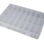 Boitier de rangement en plastique transparent