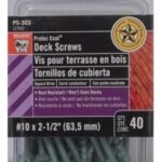 Boite de 40 vis #10 x 2-1/2'' pour l'extérieur