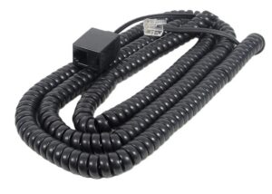 Rallonge téléphonique noire - 25 pieds