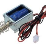 Solenoïde de 12 VDC avec connecteur
