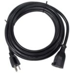 RALLONGE ÉLECTRIQUE 16 AWG NOIRE - 15'
