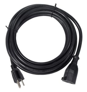 RALLONGE ÉLECTRIQUE 16 AWG NOIRE - 15'
