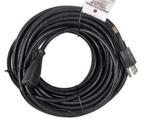 RALLONGE ÉLECTRIQUE 16 AWG NOIRE - 50'
