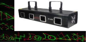 JEUX DE LAZER ROUGE ET VERT DE 30W X 4 – Image 2