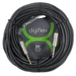 Câble Digiflex 1/4" à 1/4" mâle stéréo - 50'