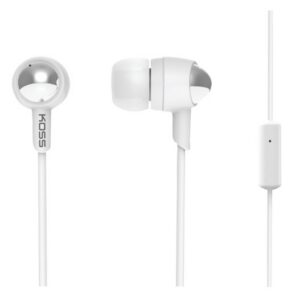 ÉCOUTEUR KOSS KEB30iw BLANC AVEC MICROPHONE