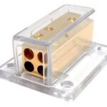 Bloc de distribution pour 4 AWG vers 4 x 8 AWG