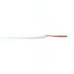 Fil 1 conducteur 22 AWG multibrins blanc