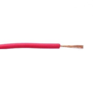 Fil 1 conducteur 22 AWG multibrins rouge