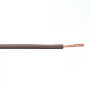 Fil 1 conducteur 22 AWG multibrins brun