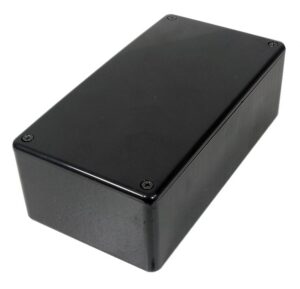 Boîtier Hammond 1591DSBK - 5.9" x 1.8" x 3.3"