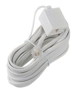 Rallonge de câble téléphonique blanc - 15'