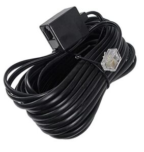 Rallonge téléphonique noire - 25 pieds