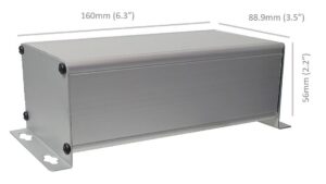 Boitier Hammond 1455ZT1601 - 6.3" x 3.5" x 2.2" – Image 2