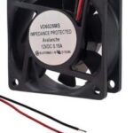 Ventilateur en plastique 12 VDC - 60 x 60 x 25 mm
