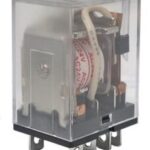 Relais D.P.D.T. 24 VAC - 8 contacts