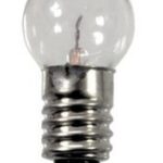 Ampoule miniature G14.5, E10 de 12.0 Volts
