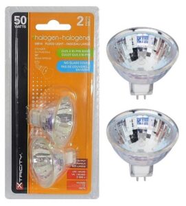 Ampoule halogène MR16 12 Volts - 50 watts (2 pcs)