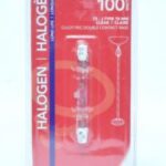 Ampoule halogène T3 78 mm 130 Volts - 100 Watts