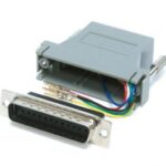 Adaptateur DB-25 mâle à RJ-12 femelle