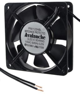 Ventilateur en métal 120 VAC - 120 x 120 x 25 mm