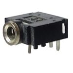 Réceptacle 1/8" (3.5mm) femelle stéréo à souder