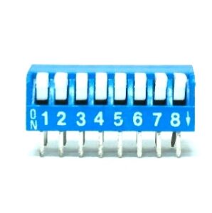 Micro interrupteur DIP On-Off 8.P.S.T.