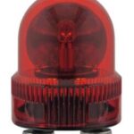Gyrophare aimanté rouge 12 VDC