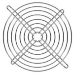 Grille pour ventilateur de 165 mm (6-1/2'')