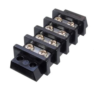 Bornier à vis double 600V 30A - 4 positions