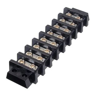Bornier à vis double 600V 30A - 8 positions