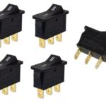 Interrupteur à bascule ON-ON S.P.D.T. 125V / 250V (5 pièces)