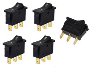 Interrupteur à bascule ON-ON S.P.D.T. 125V / 250V (5 pièces)