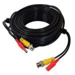Câble coaxial vidéo et alimentation BNC RG-59 pour caméra de surveillance, BNC + fiche 2,1 mm, 40 m