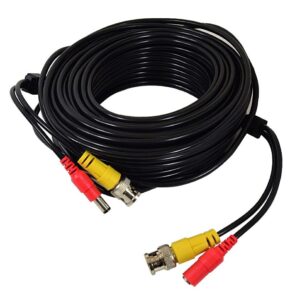 Câble coaxial vidéo et alimentation BNC RG-59 pour caméra de surveillance, BNC + fiche 2,1 mm, 40 m