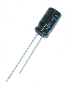 Condensateur radial polarisé 4.7 μF -160V / 105°C