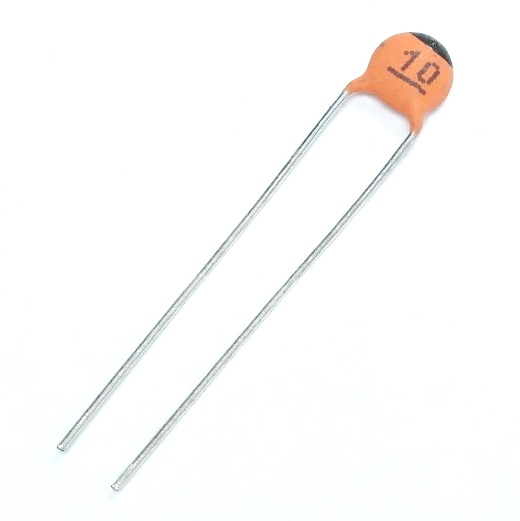Condensateur non polarisé 10 pF à 50 VDC