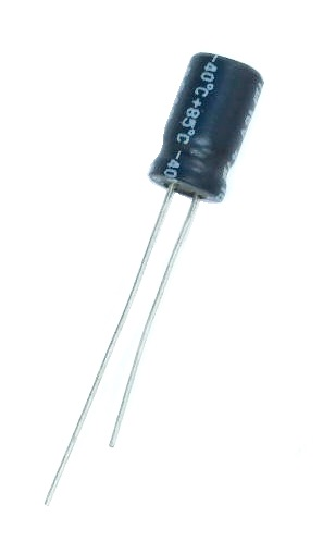 Condensateur radial polarisé 47 μF à 16 VDC