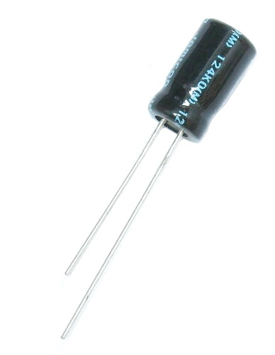 Condensateur radial polarisé 1 μF à 250 VDC