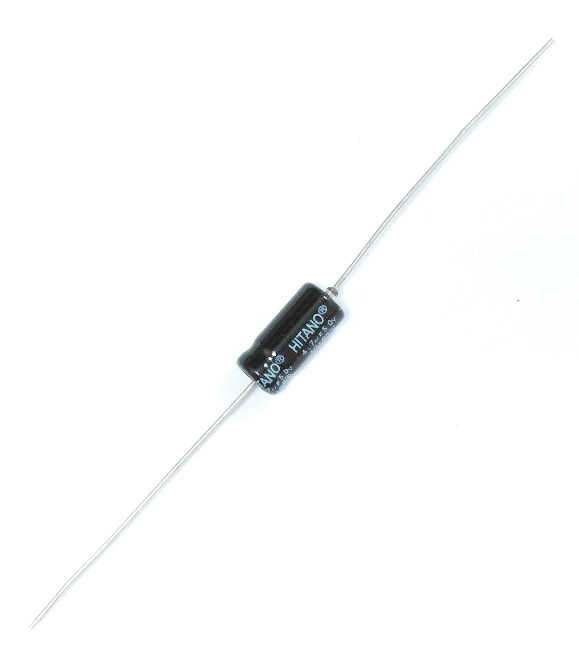 Condensateur axial polarisé 4.7 μF à 50 VDC