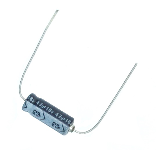 Condensateur axial polarisé 47 μF à 16 VDC