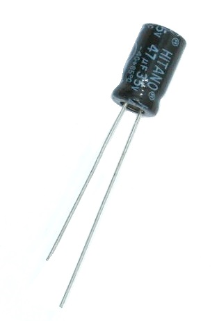 Condensateur radial polarisé 47 μF à 35 VDC